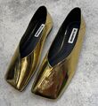 Балетки Jil Sander женский кожа бронзовый 119143-1