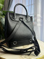 Рюкзак Louis Vuitton женский кожа черный 126865-4