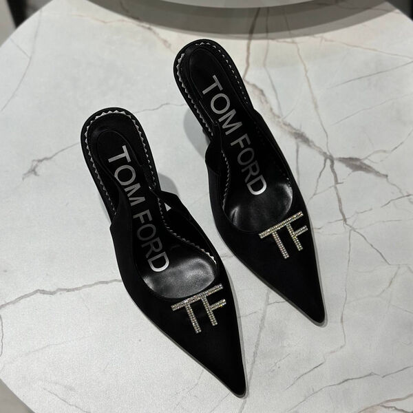 Туфли Tom Ford женский замша черный 139512-3