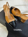Туфли Chanel женский кожа бежевый 124618-2