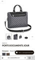 Мужской порфель Louis Vuitton Porte-Documents Jour мужской канва графитовый 16214-2