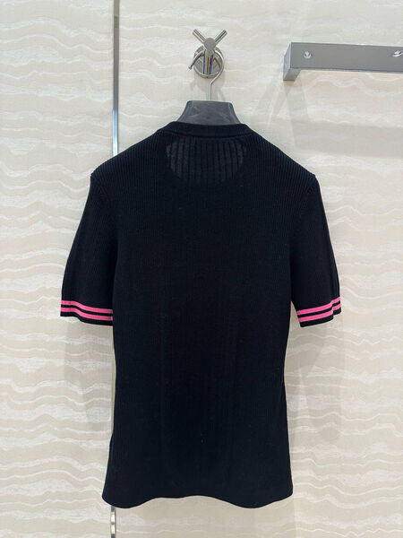 Футболка Chanel женский черный 187123-2