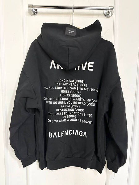 Худи Balenciaga женский черный 137574-3
