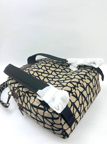 Рюкзак Valentino женский текстиль бежевый 143496-4