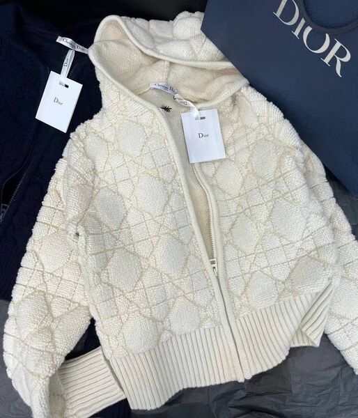 Худи Christian Dior женский белый 126150