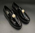 Лоферы Chanel женский кожа черный 135506-1