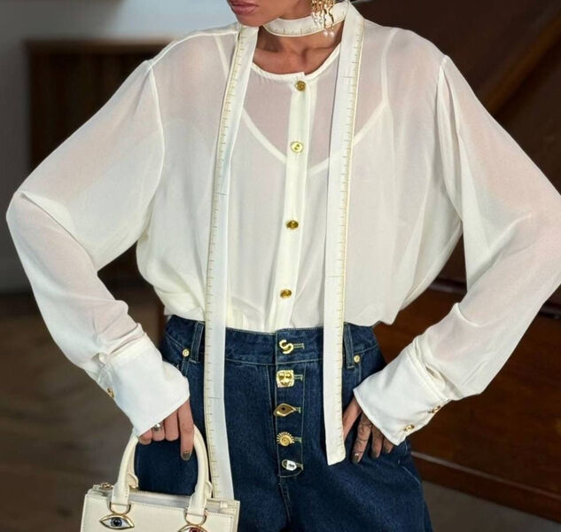 Блуза Schiaparelli женский белый 198414-4