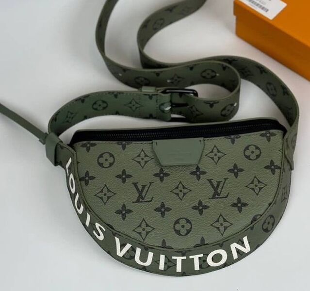 Мужская сумка слинг Louis Vuitton мужской канва болотный 135121