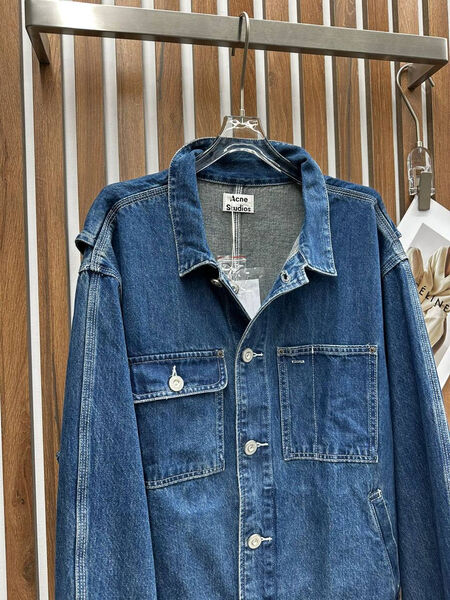 Куртка джинсовка Acne Studios женский джинса синий 147393-3