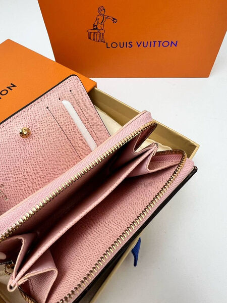 Кошелек Louis Vuitton женский канва розовый 177888-4