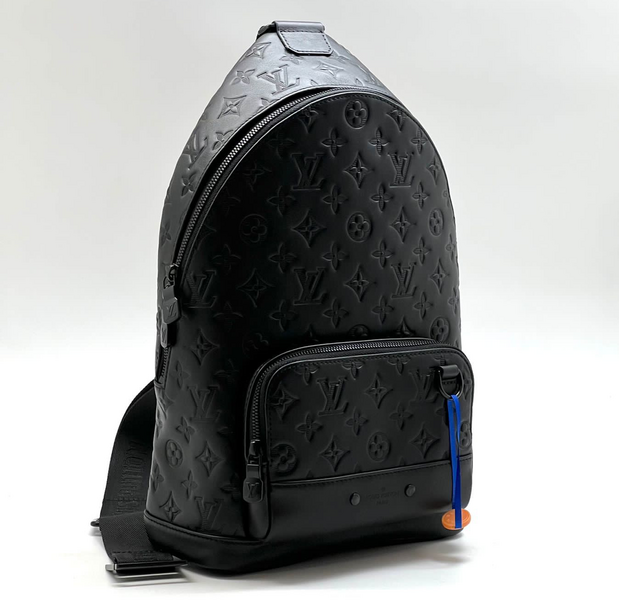 Мужская сумка слинг Louis Vuitton мужской кожа черный 42970