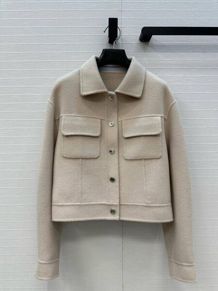 Полупальто Hermès женский бежевый 199216-2