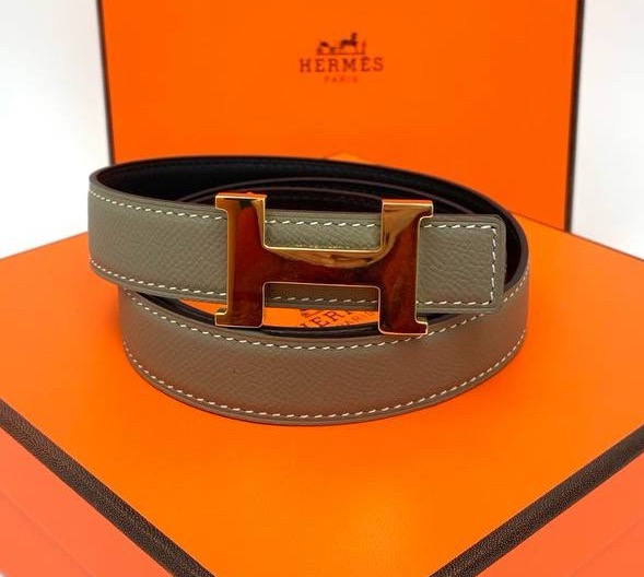 Женский ремень Hermès женский кожа графитовый 139004