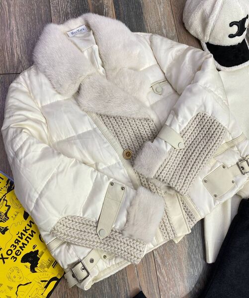 Куртка Max Mara женский молочный 128438