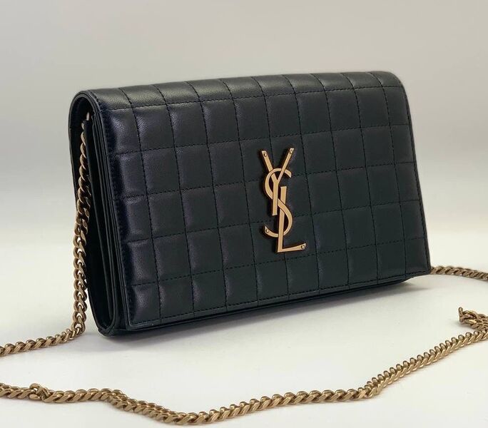 Сумка Saint Laurent женский кожа черный 122658