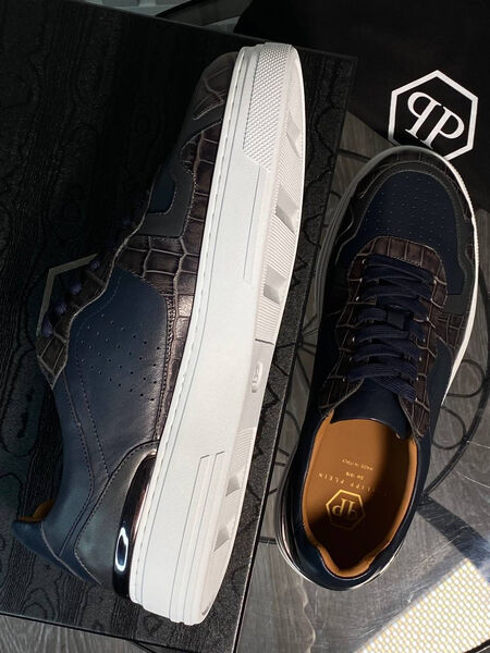 Мужские кеды Philipp Plein мужской кожа 144354-7