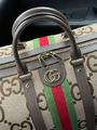 Дорожная сумка Gucci мужской кожа бежевый 96865-7