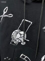 Мужское худи Louis Vuitton мужской черный 126919-5