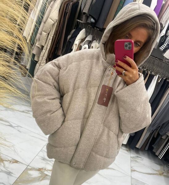 Куртка Loro Piana женский бежевый 129773