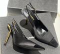 Туфли Saint Laurent женский темно-серый 139614