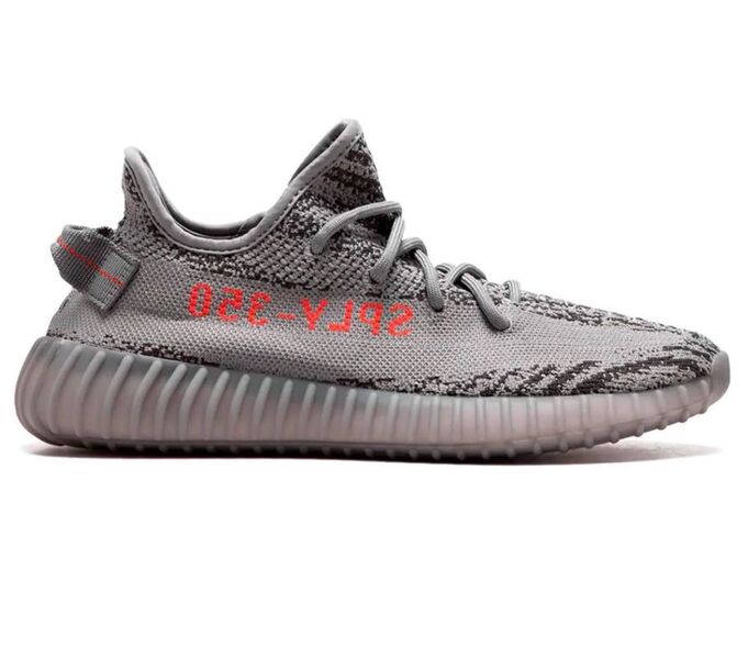 Кроссовки Adidas Yeezy Boost женский текстиль графитовый 141166