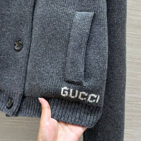 Бомбер Gucci женский графитовый 170992-3