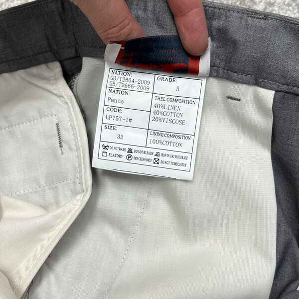 Мужские брюки Loro Piana мужской графитовый 114960-3