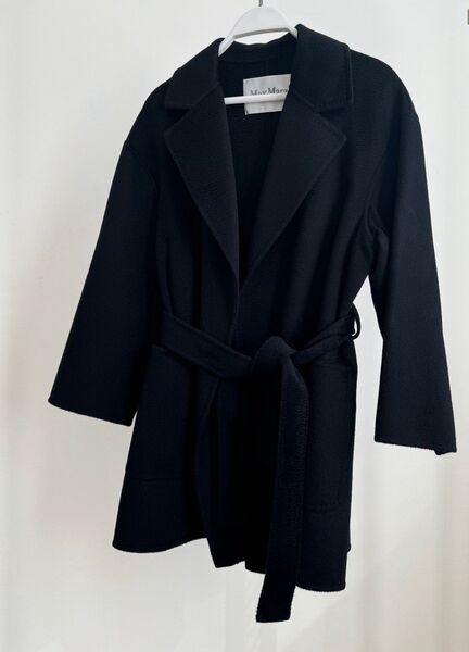 Пальто Max Mara женский кашемир черный 160367