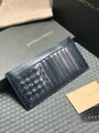 Кошелек-визитница Bottega Veneta мужской кожа синий 32188-3