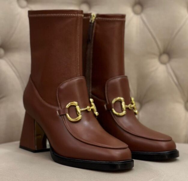 Ботильоны Gucci женский кожа 122987