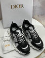 Кроссовки Christian Dior женский кожа черный 161031-3