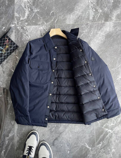 Мужская куртка Moncler мужской синий 167837-2