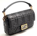 Сумка Fendi Baguette женский кожа черный 98552-1