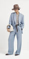 Костюм Brunello Cucinelli женский бирюзовый 177305-2