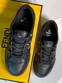 Мужские кеды Fendi мужской кожа черный 171929-5