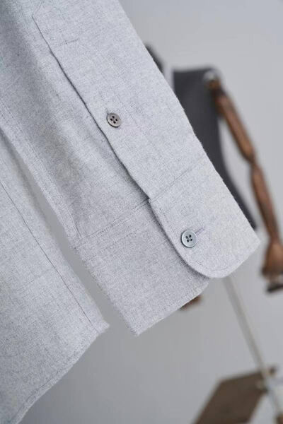 Мужская рубашка Zegna мужской графитовый 133347-8