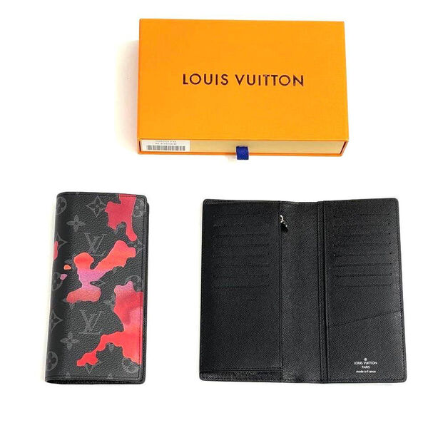 Мужской портмоне Louis Vuitton мужской кожа черный 150108-3