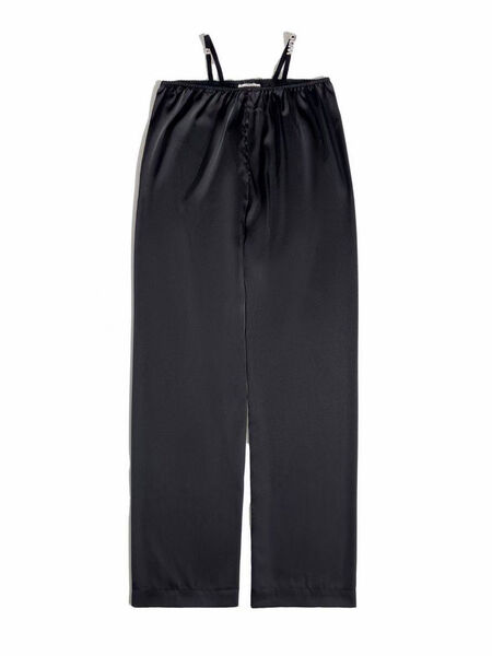 Брюки Alexander Wang женский шелк черный 101256-2