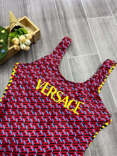 Купальник Versace женский горчичный 37307-2