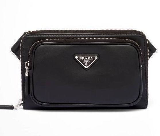 Мужская сумка слинг Prada мужской кожа черный 147917