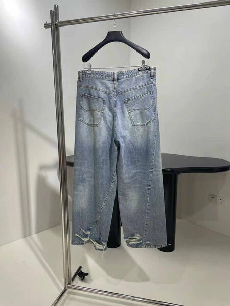 Джинсы Balenciaga женский джинса бирюзовый 167116-3