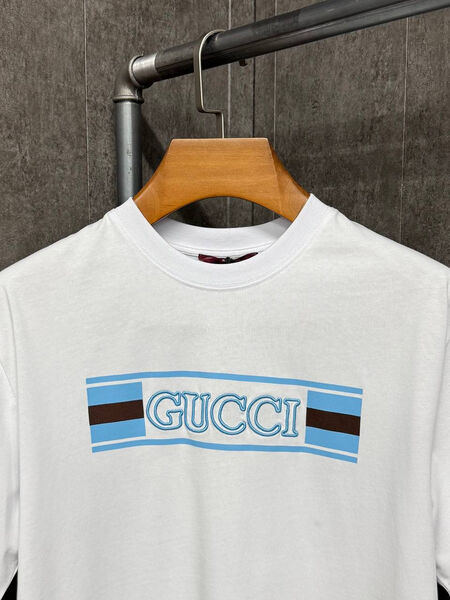 Мужская футболка Gucci мужской белый 190288-3