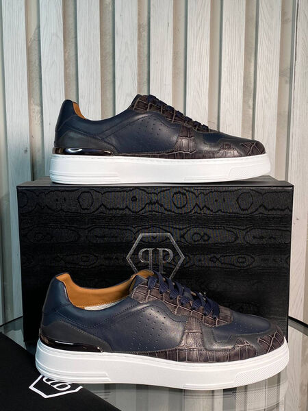 Мужские кеды Philipp Plein мужской кожа 144354-3
