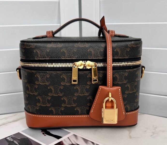 Сумка Celine женский кожа черный 179962