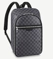 Мужской рюкзак Louis Vuitton мужской кожа черный 171500-1