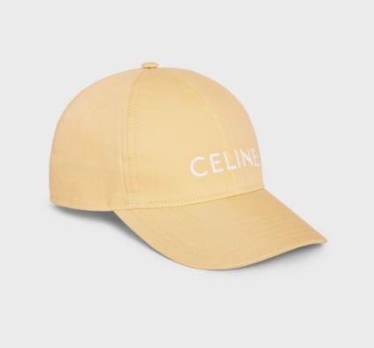 Кепка Celine женский текстиль бежевый 114339