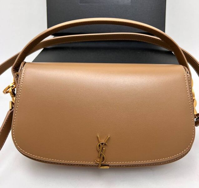 Сумка Saint Laurent женский кожа бежевый 149764