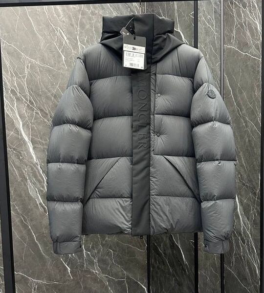 Мужской пуховик Moncler мужской графитовый 201795