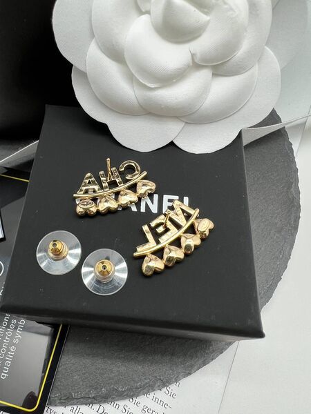 Серьги Chanel бронзовый 175169-2
