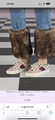 Кеды Gucci женский текстиль фиолетовый 109714-5